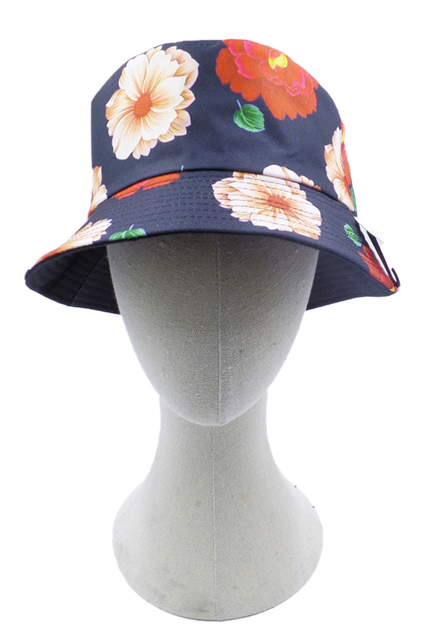 Flower Print Bucket Hat