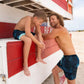 Foggy Palms Boys Hybrid Short, Swim and Play Trunk