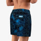 Foggy Palms Hybrid Short, Compression Lined Swim and Resort Trunk