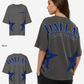 G West Womens Oversized Dallas Logo Tee