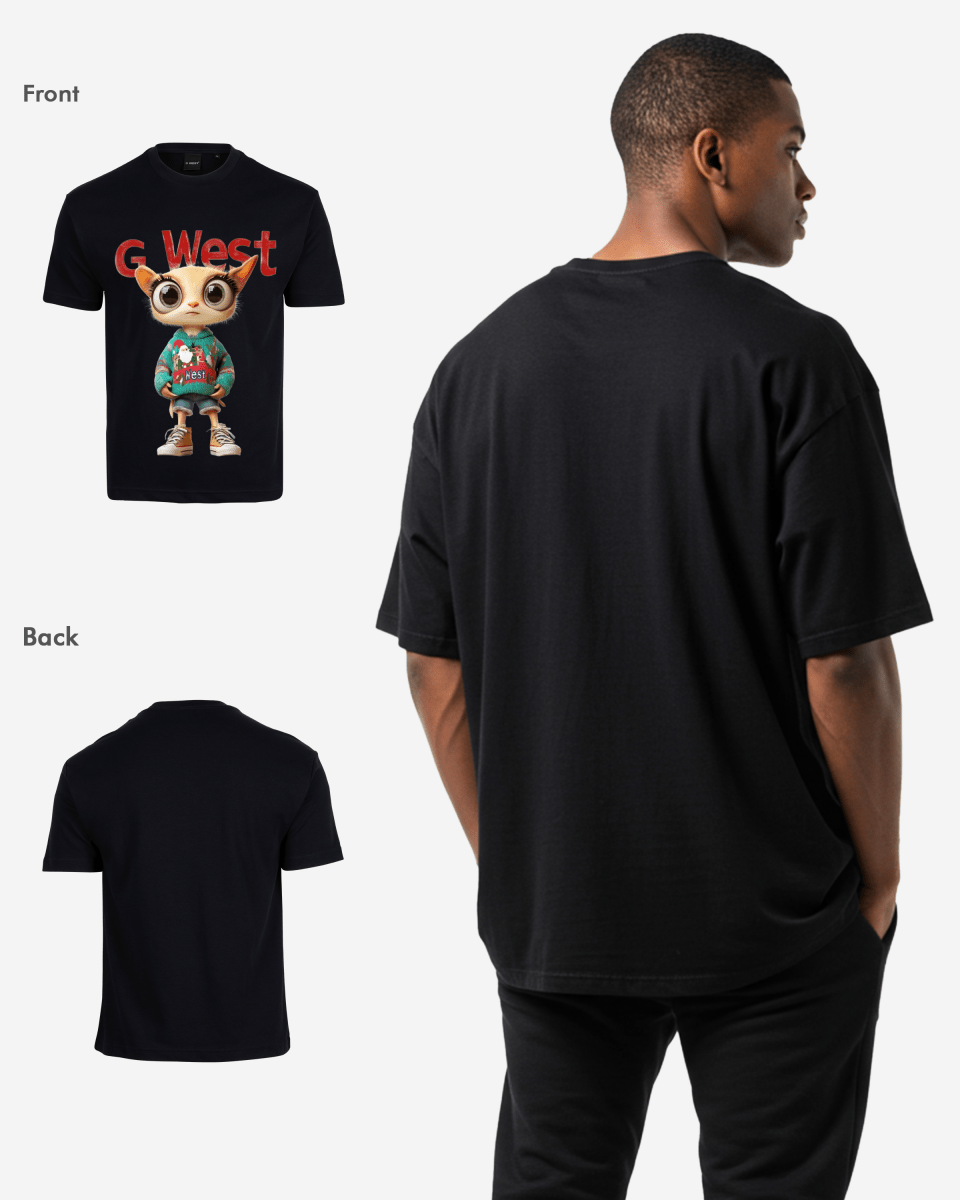 G West Frosty Diva Oversized T-Shirt Mens