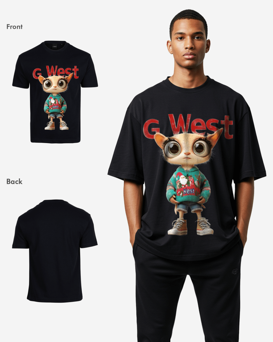 G West Frosty Diva Oversized T-Shirt Mens