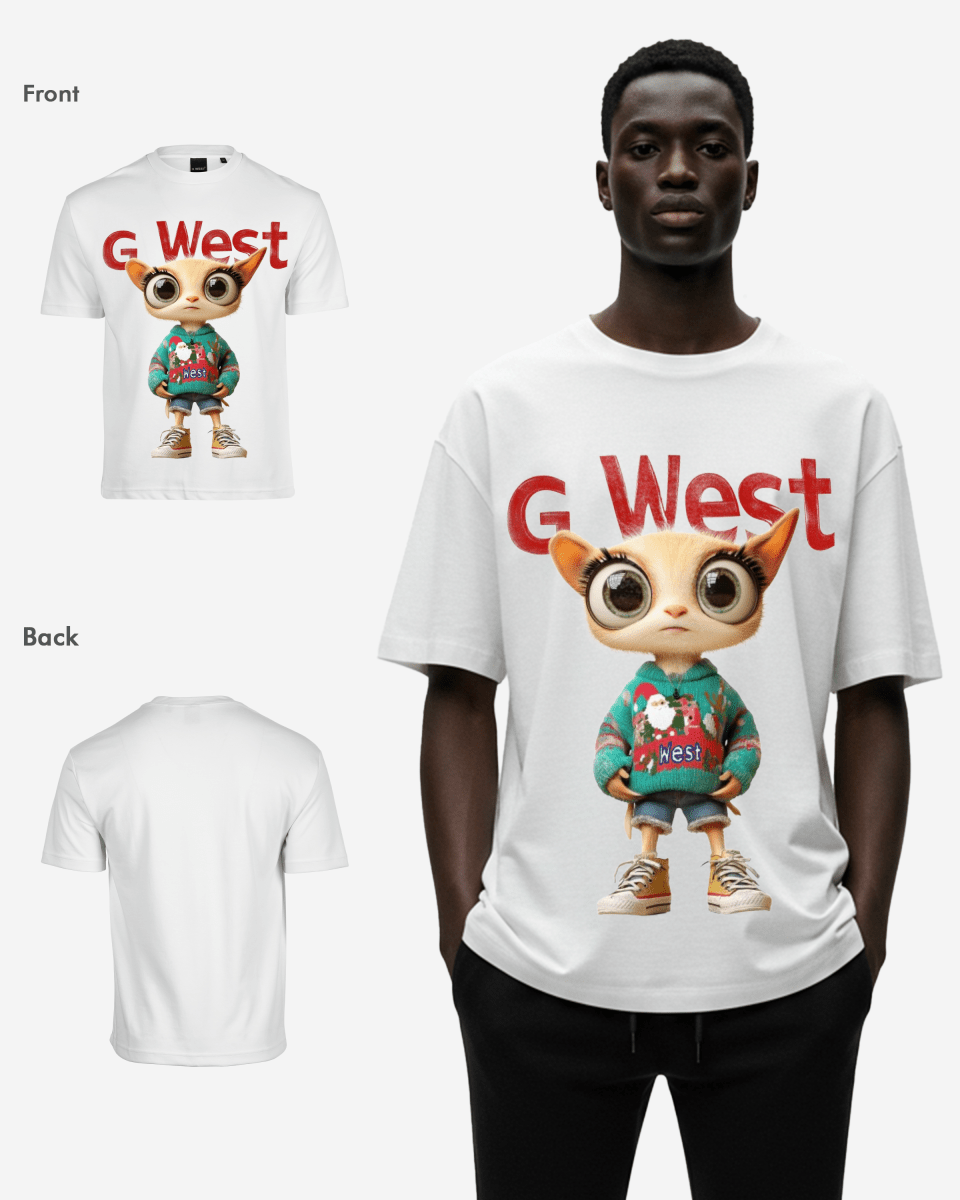 G West Frosty Diva Oversized T-Shirt Mens