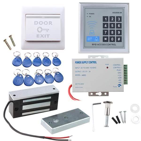 Kit completo de sistema de control de acceso de puerta RFID