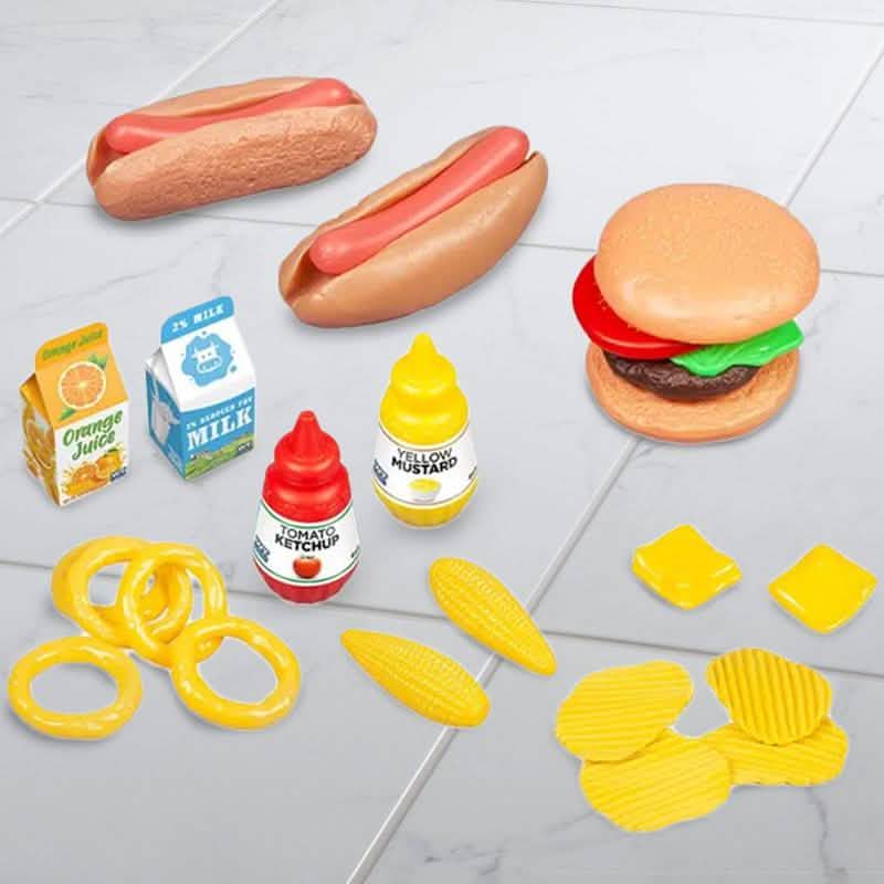 Juego de comida de juguete para niños