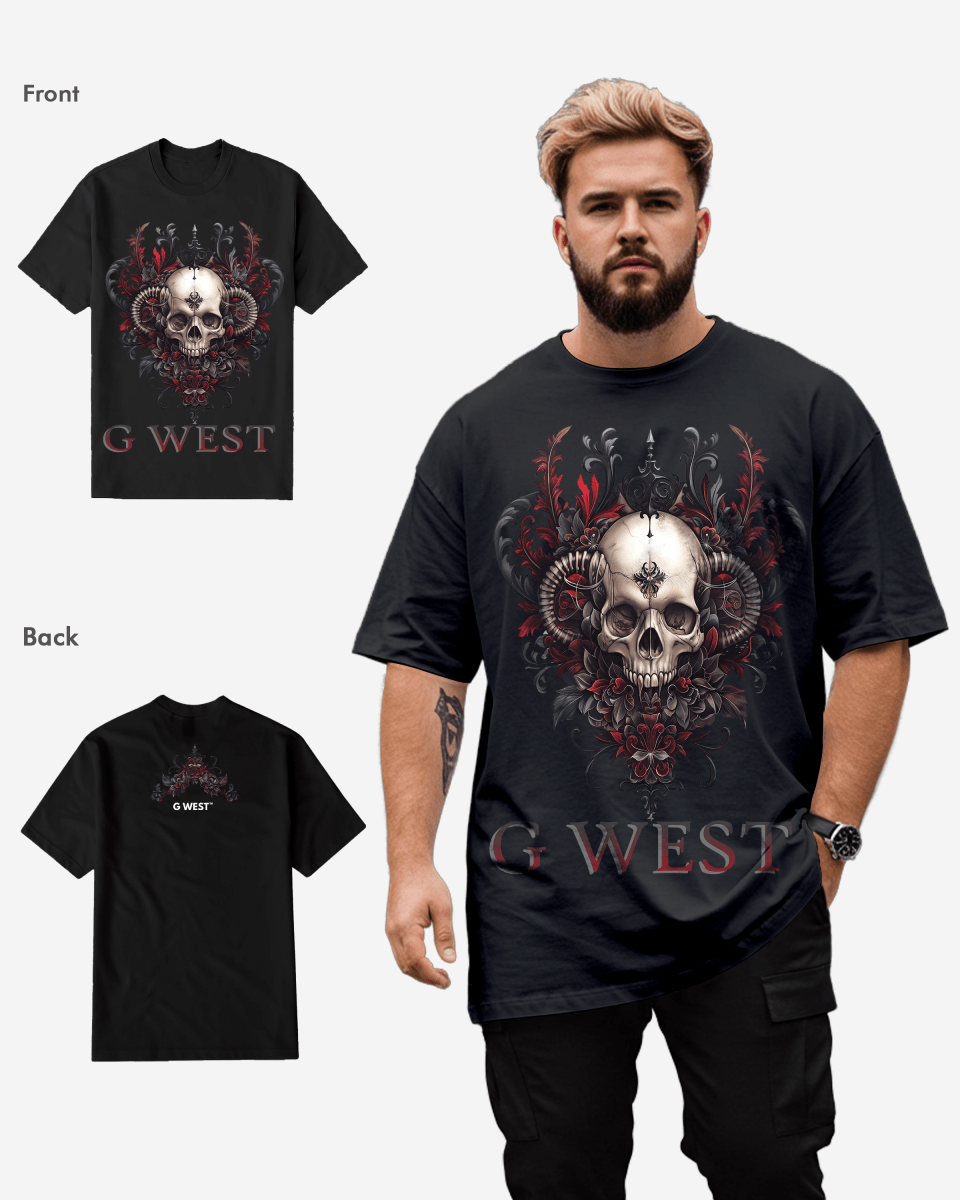 G west Afflicted Times T-Shirt Big and Tall Mens