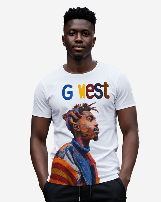 Camiseta G West para hombre africano