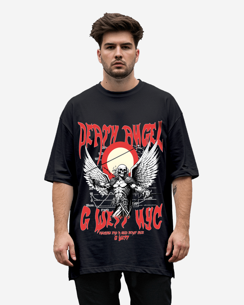 G WEST ANGEL OF DEATH T SHIRT Big and Tall Mens