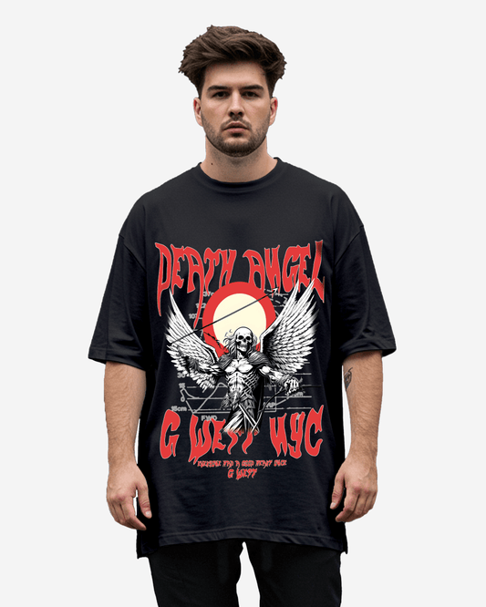 G WEST ANGEL OF DEATH T SHIRT Big and Tall Mens