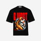 G WEST AQUA HARMONY OVERSIZED T-Shirt Mens