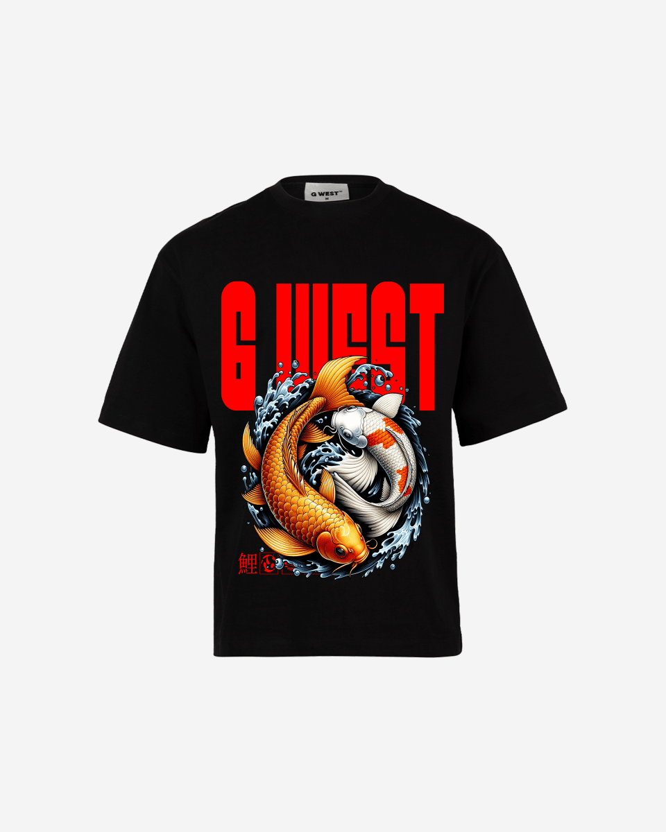 G WEST AQUA HARMONY OVERSIZED T-Shirt Mens