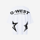 G West Womens Arch Logo Oversized Tee
