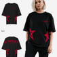 G West Womens Arch Logo Oversized Tee