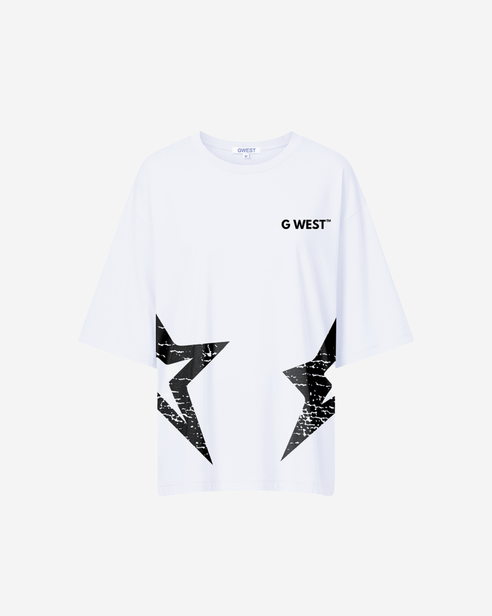 G West Womens Arch Logo Oversized Tee