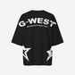 G West Womens Arch Logo Oversized Tee