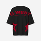 G West Womens Arch Logo Oversized Tee