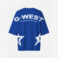 G West Womens Arch Logo Oversized Tee