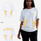 G West Womens Arch Logo Oversized Tee