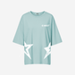 G West Womens Arch Logo Oversized Tee