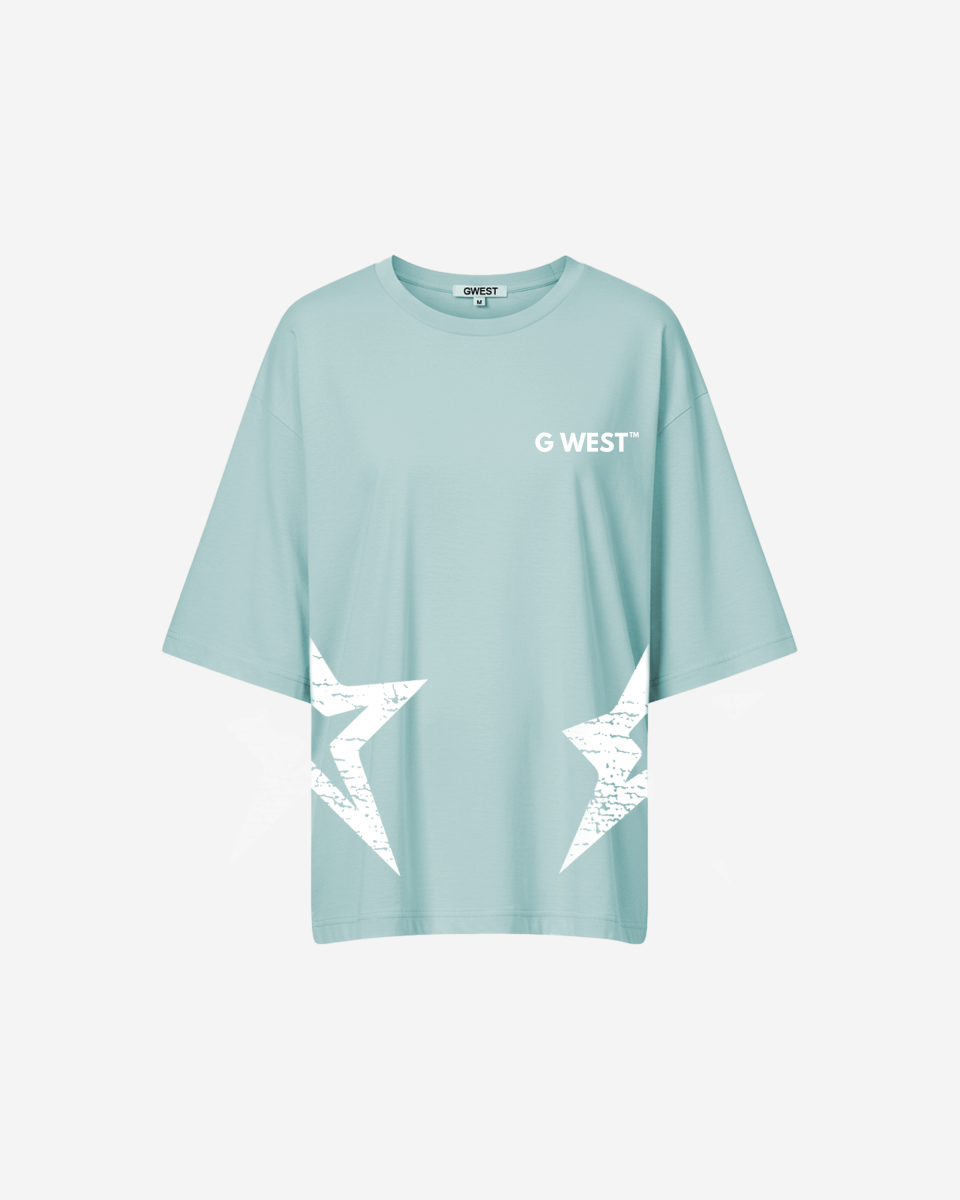 G West Womens Arch Logo Oversized Tee