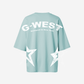 G West Womens Arch Logo Oversized Tee