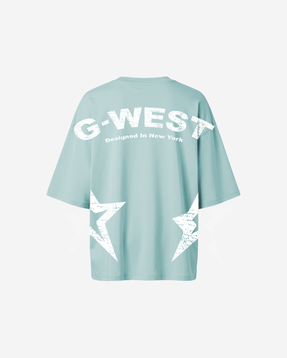 G West Womens Arch Logo Oversized Tee