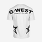 G West Mens Arch Logo Oversized Tee