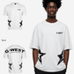 G West Mens Arch Logo Oversized Tee
