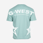 G West Mens Arch Logo Oversized Tee