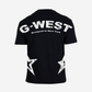 G West Mens Arch Logo Oversized Tee