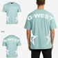 G West Mens Arch Logo Oversized Tee