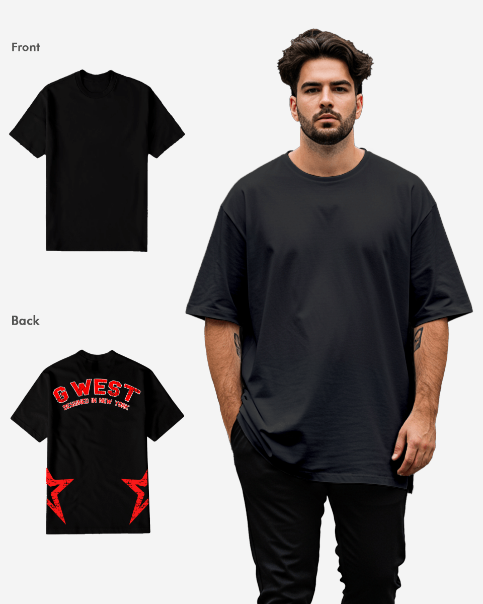 G West Arch Logo T-Shirt Big and Tall Mens
