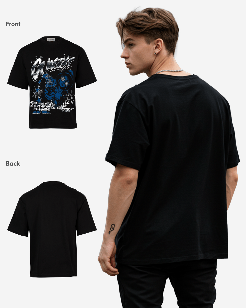 G West Bad Gril Oversized Tee