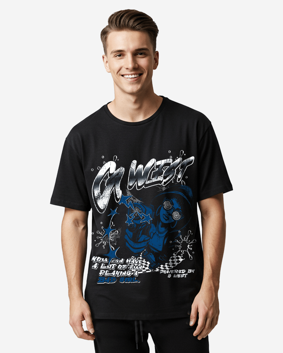 G West Bad Gril Oversized Tee