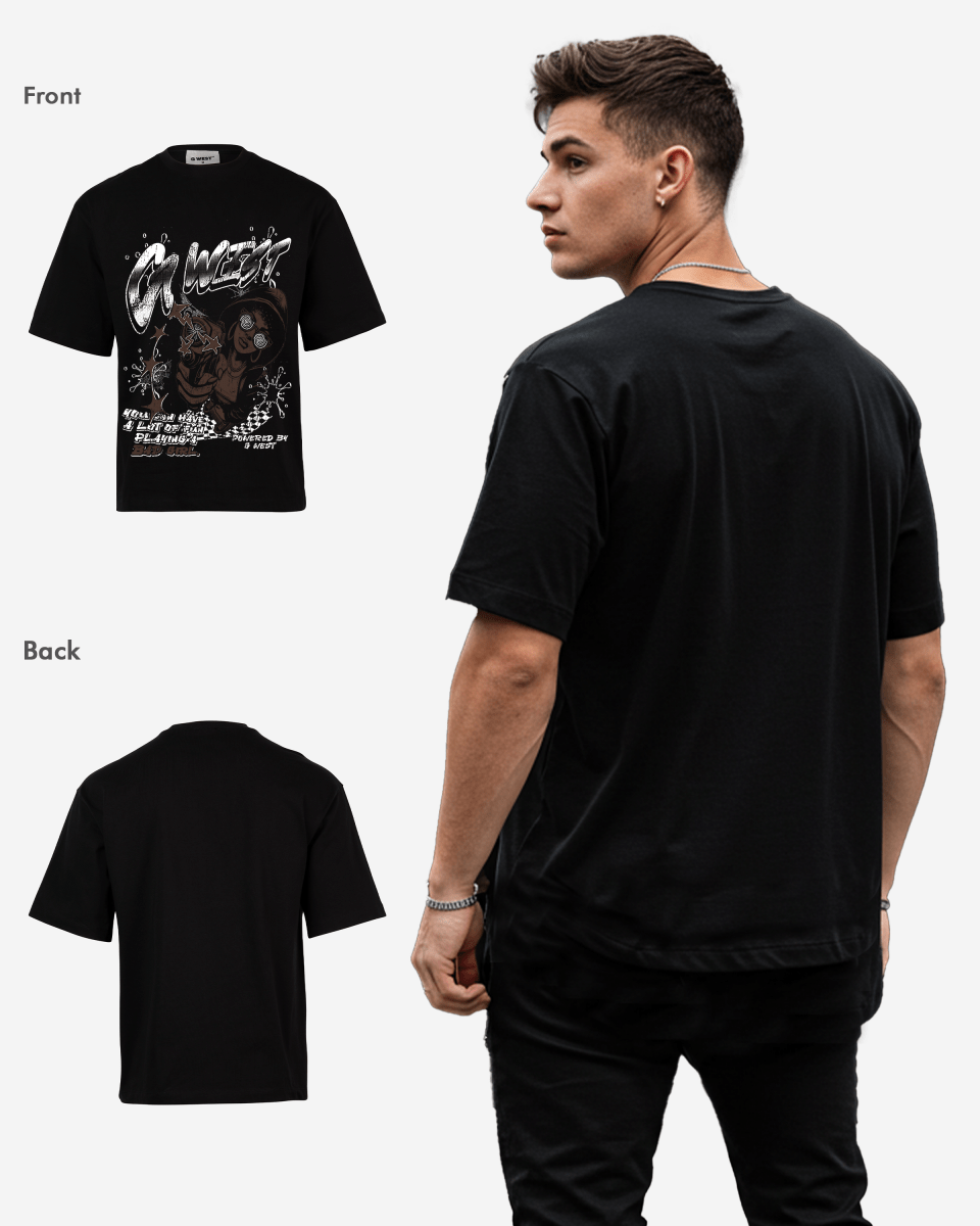 G West Bad Gril Oversized Tee