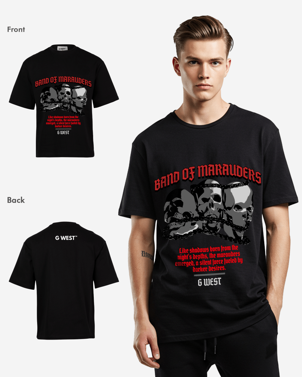 G WEST BAND OF MARAUDERS OVERSIZED T-Shirt Mens
