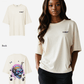 G West Womens Beer Buddies Oversized Tee