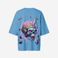 G West Womens Beer Buddies Oversized Tee