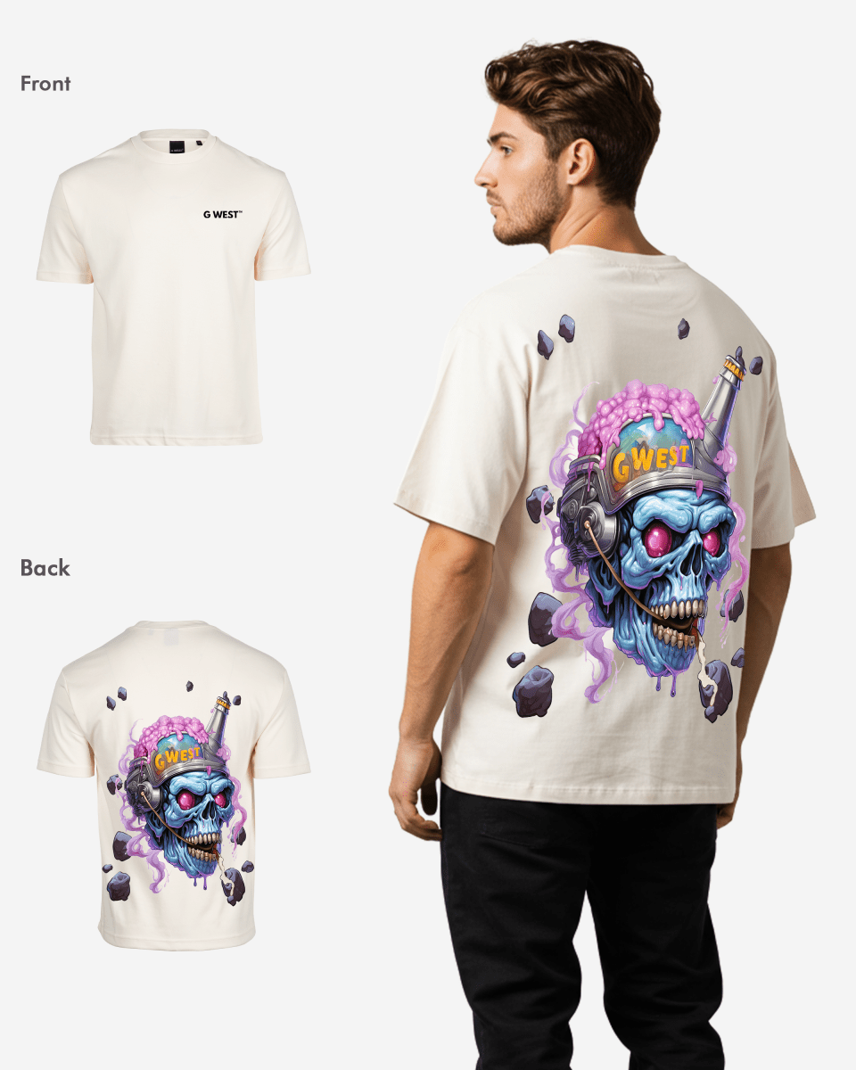 G West Beer Buddies Oversized T-Shirt Mens