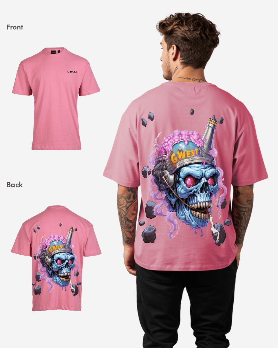 G West Beer Buddies Oversized T-Shirt Mens