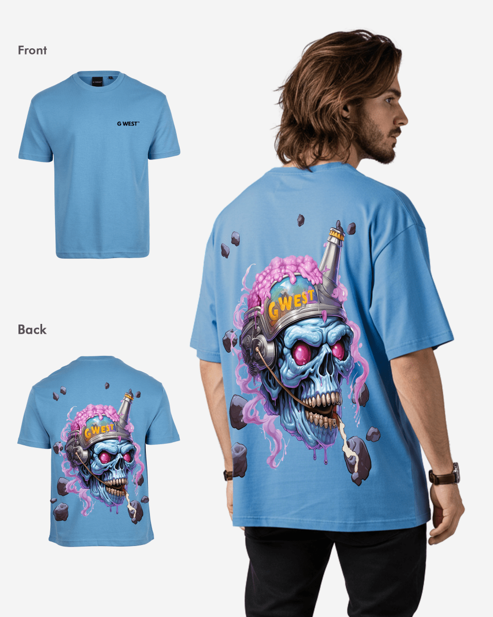 G West Beer Buddies Oversized T-Shirt Mens