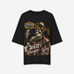 G West Womens Being Enlightened Acid Wash Premium Oversized Tee