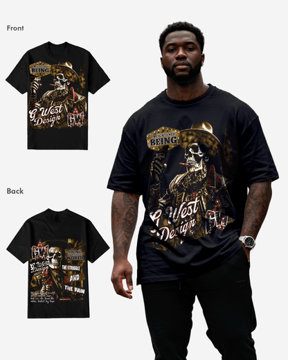 G West Being Enlightened T-Shirt Big and Tall Mens