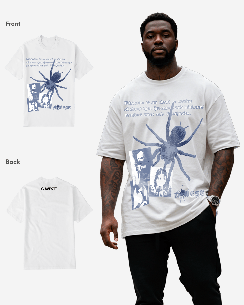 G West Big Spider Life Style T-Shirt Big and Tall Mens