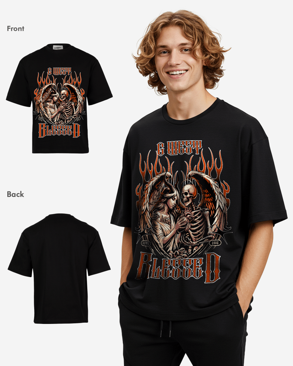 G West Blessed Oversized Tee