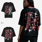 G West Womens Breaking the Cycle Double Sided Premium Oversized Tee