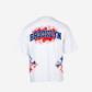 G West Brooklyn Blood Arch Logo Oversized T-Shirts