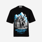 G WEST BUILD RESISTANCE IN HARD TIME OVERSIZED T-Shirt Mens