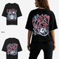 G West Womens Chasing Dreams Premium Oversized Tee