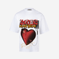 G WEST CHFONIC HEART BREAK OVERSIZED T-Shirt Mens